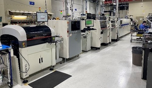 Extant CCA surface-mount assembly line