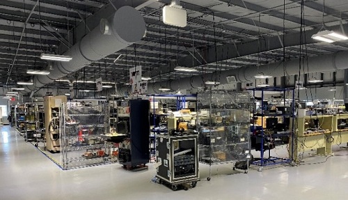 Extant manufacturing floor in Melbourne, FL